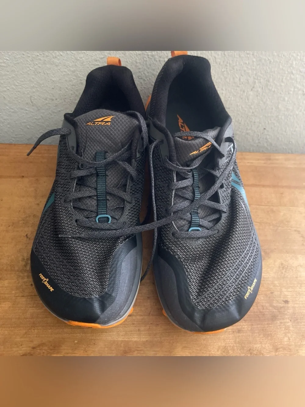 Altra Timp Men's Running Zero Drop Gray Orange Athletic Trail Sneakers Sz 12.5